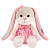 Мягкая игрушка Зайка Лин в розовом платье с пайетками 20 см Jack&Lin JL-04202312-20